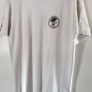 T-shirt blanc Vans à imprimé