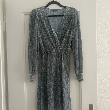 Robe portefeuille à motif