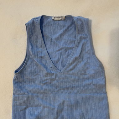 Top blu Stradivarius