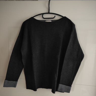 Pull gris foncé chiné
