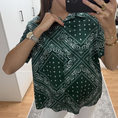 Chemisier vert - taille 36