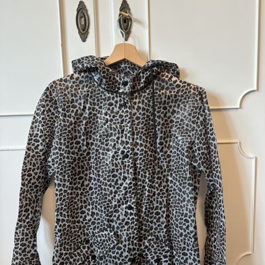Impermeabile con cappuccio BIKBOK stampa leopardata