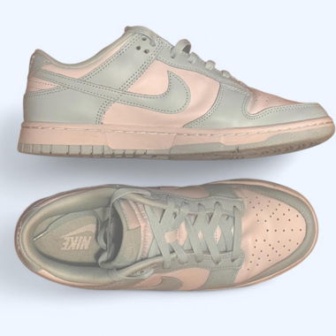 Nike Dunk Low in mint and white