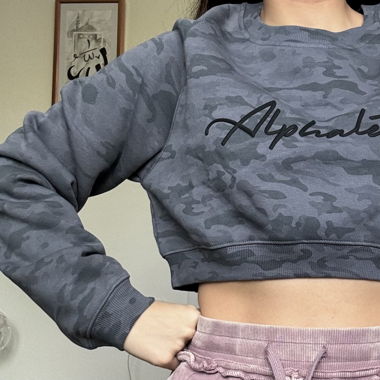 Alphalete cropped sweater 