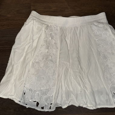 White skirt 