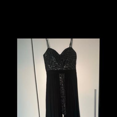 Schwarzes Glitzerkleid