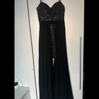 Schwarzes Glitzerkleid