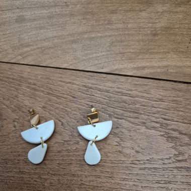 Ohrringe aus Polymer-Clay