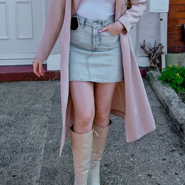 Levi's denim mini skirt