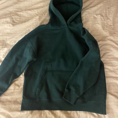 Dunkelgruener Hoodie