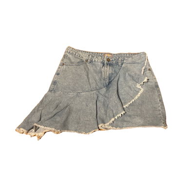 Yes or No Jeansrock – Mit Statement-Rüsche – Gr. L