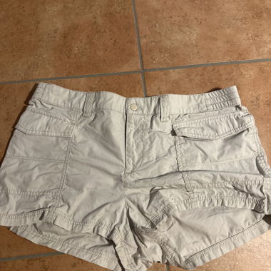 Beige Vintage Cargo Shorts