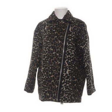 Mango leopard coat