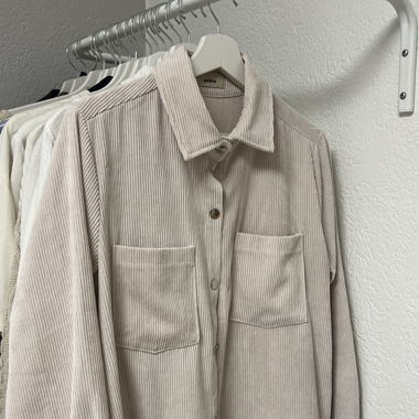 beige cord jacket