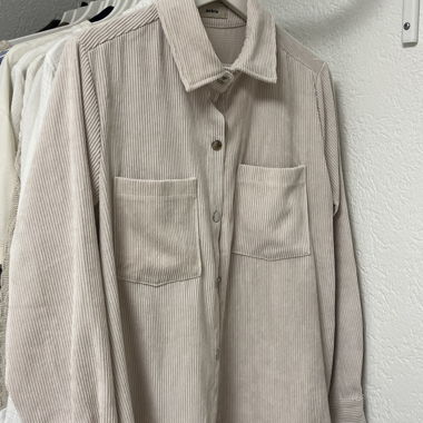 beige cord jacket