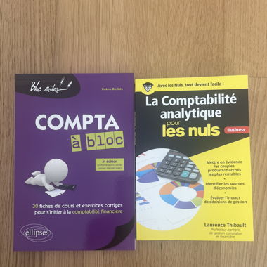 Lot 2 livres comptabilité 