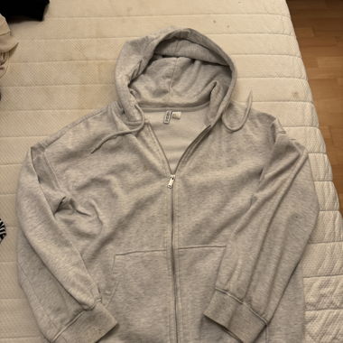 Giacca con cappuccio H&M Divided grigia S