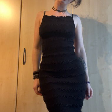 Kleid mit Strucktur