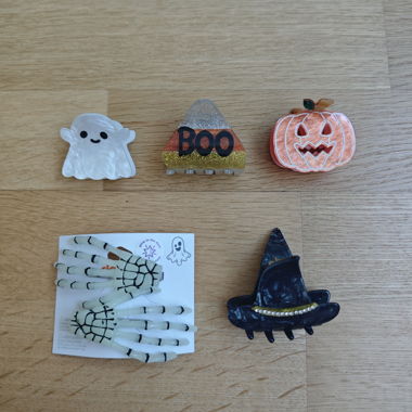 Halloween Haarspangen Set