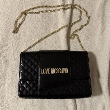 Borsa Love Moschino a catena trapuntata