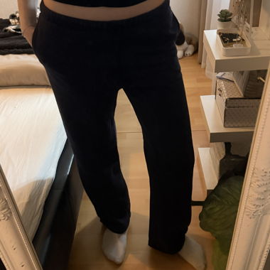 Pantalon de jogging H&M taille basse bleu marine