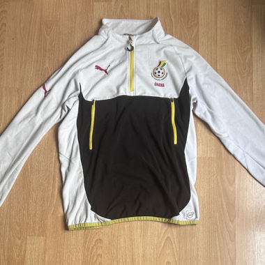 Puma Ghana Trainingspullover weiss/schwarz M