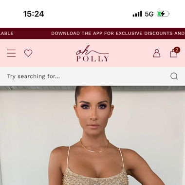 oh Polly Mini Dress (grösse UK B, US S)