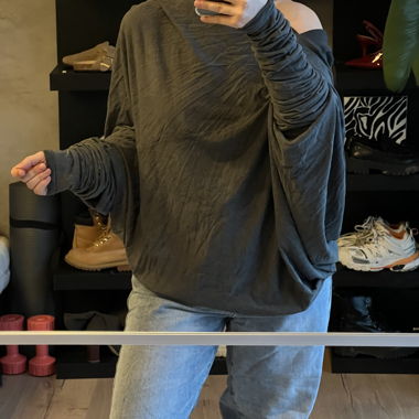 Oversize grey sweater Diesel Females T38