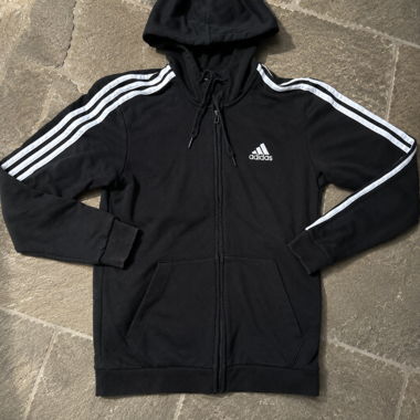 Maglione Adidas zip nero