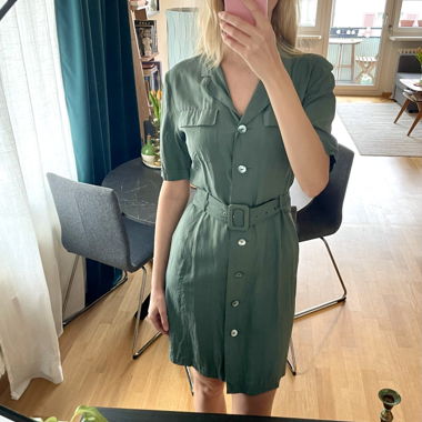 Vintage Silk Green Dress