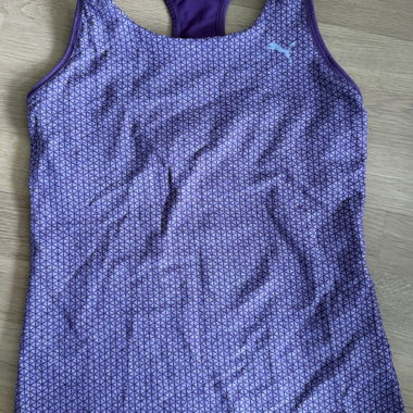 Puma purple sports tank top L