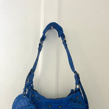 Blaue Shoulderbag