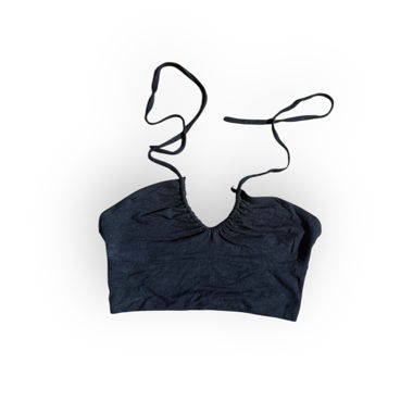 black crop top from bershka
