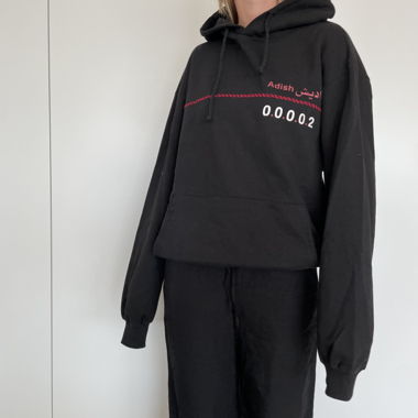 Adish Black Hoodie
