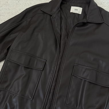 Giacca in ecopelle Stradivarius