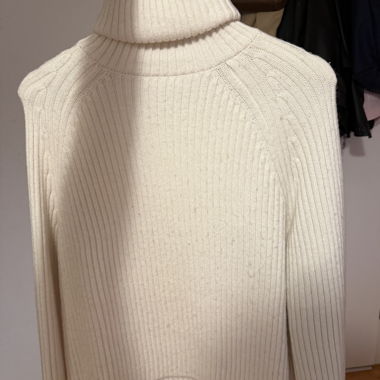 White Turtleneck Sweater