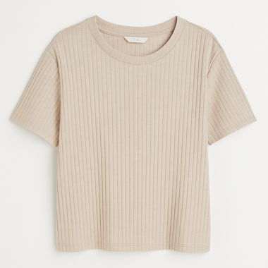 T-shirt coste beige