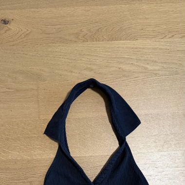 Halter Top Schwarz