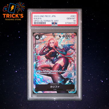 One Piece JPN Kalifa OP03-081 PSA 10