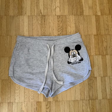 Grey Mickey Shorts
