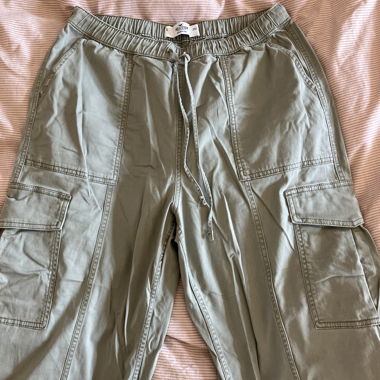 Cargo baggy vert