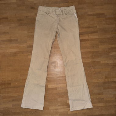 lowrise beige pants