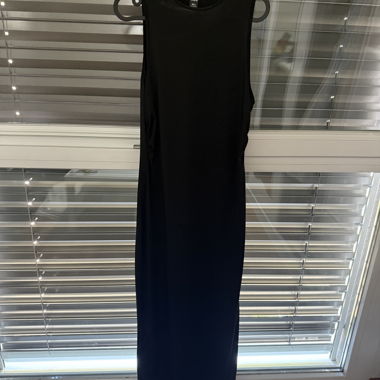 Schwarzes SHEIN Maxikleid