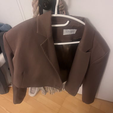 Blazer court marron