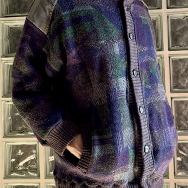 Vintage 80s / 90s Cardigen Bomberjacke 