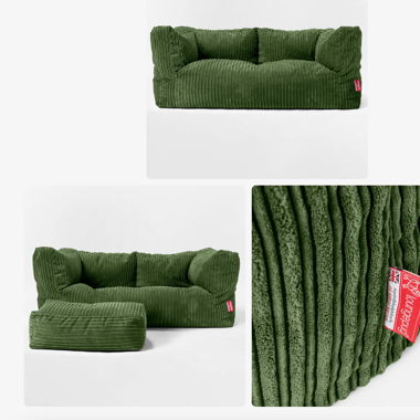 Lounge Couch and Footrest