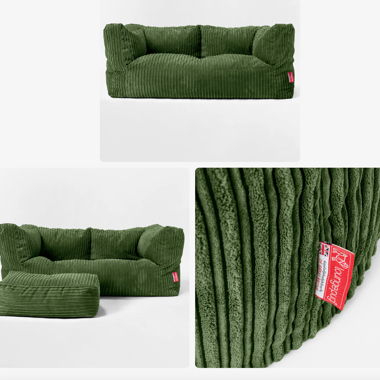 Lounge Couch and Footrest