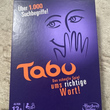 Tabu das schnelle Spiel ums richtige Wort!