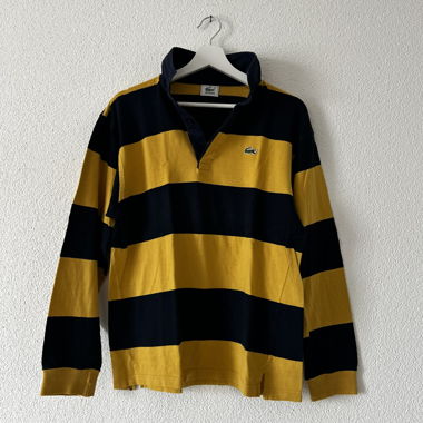 Lacoste rugby a manica lunga rigato M/38