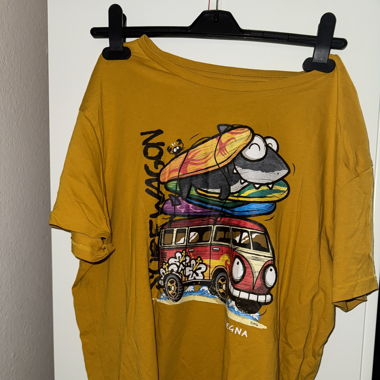 T-shirt Orange Shark